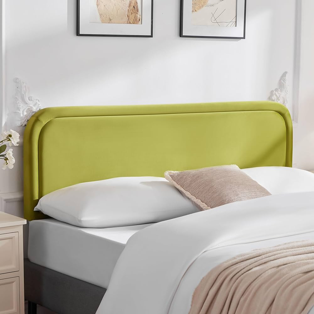 Velvet Fabric Headboard Queen, Upholstered Headboard Queen Size Only, Dorm Bed Headboards from 41... | Amazon (US)