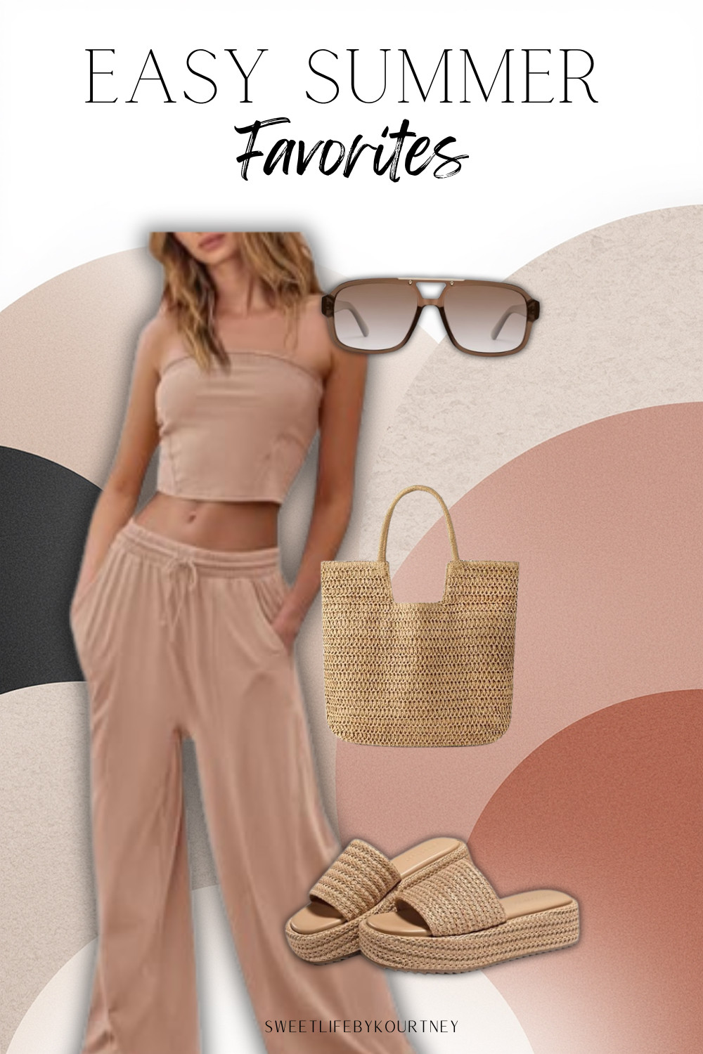 Easy summer favorites 🤎 Neutral outfit idea for vacation, errands, beach days, and comfy warm-weather style. #LTKFinds #SummerOutfit #NeutralStyle #VacationStyle #SummerFavorites #SweetLifeByKourtney 

 #LTKgrwm #LTKootd #LTKSeasonal