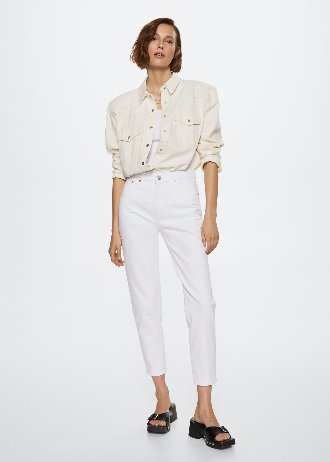 Mom high-waist jeans | MANGO (UK)