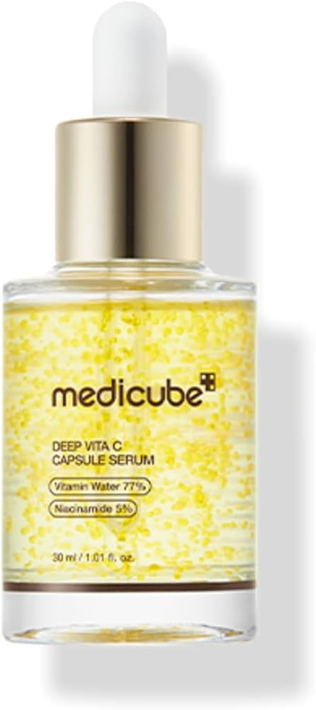 medicube Deep Vitamin C Capsule Serum | Fine Line Facial Serum | Hydration-Boosting Capsules for ... | Amazon (US)