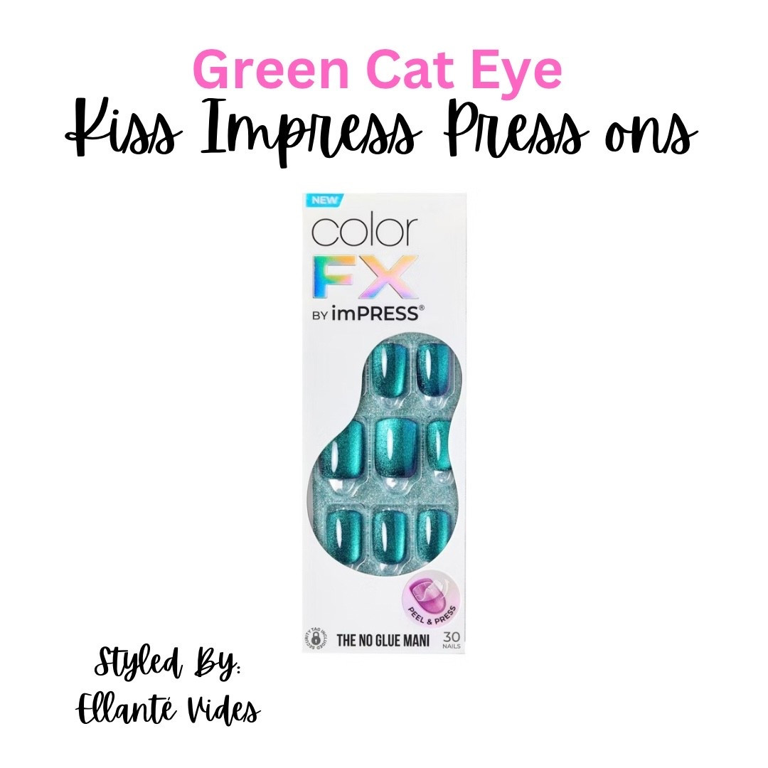 Say hello to my instant glam upgrade 💚 These Better Things press-on nails by KISS imPRESS ColorFX deliver a high-impact look in minutes—no glue, no salon visits, just peel, press & go! The chrome-metallic finish shifts from teal to purple based on light and gives me that high-gloss, futuristic vibe. I love that they’re short + squoval for everyday wear, but still bold enough for nights out. The improved adhesive holds up for days (up to 7–10), and the kit comes with its own nail file, manicure stick, and prep pad. Style them solo or jazz them up with a glitter accent. Highly recommend if you’re into effortless manicure upgrades ✨

Why I love them:
	•	Zero drying time
	•	Glam finish without polish
	•	Easy application / removal
	•	Lasts through hand-washing, errands, daily life

Tap to shop & save your fingertips the salon trip!


press on nails, no glue manicure, imPRESS ColorFX, Better Things nails, fake nails, chrome press-on nails, Amazon beauty, cruelty-free nails, vegan press on nails, short squoval nails, long-lasting adhesive, instant manicure, KISS Products nails, metallic finish nails, DIY manicure

#LTKSeasonal #LTKSaleAlert #LTKBeauty
