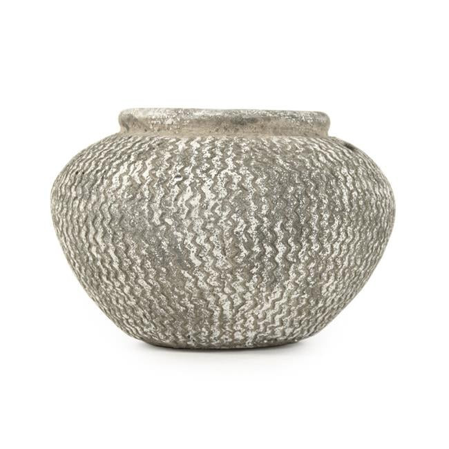 Zentique Vase with Distressed Gray Finish - Walmart.com | Walmart (US)
