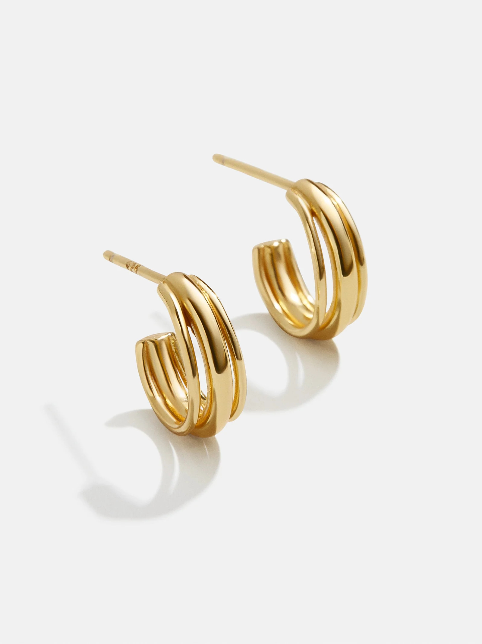 Morgan 18K Gold Earrings - Gold | BaubleBar (US)