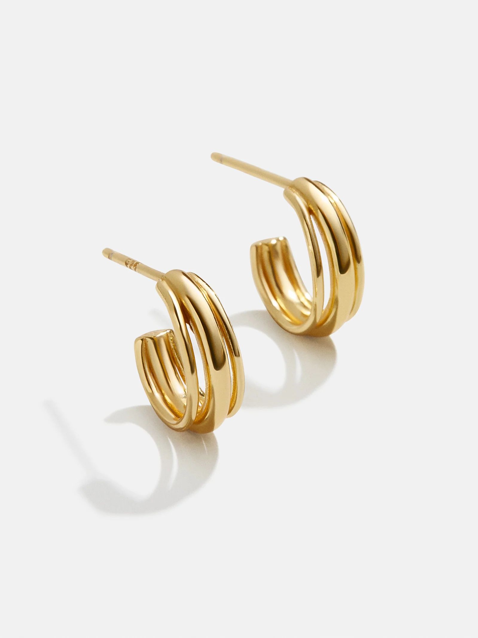 Morgan 18K Gold Earrings - Gold | BaubleBar (US)