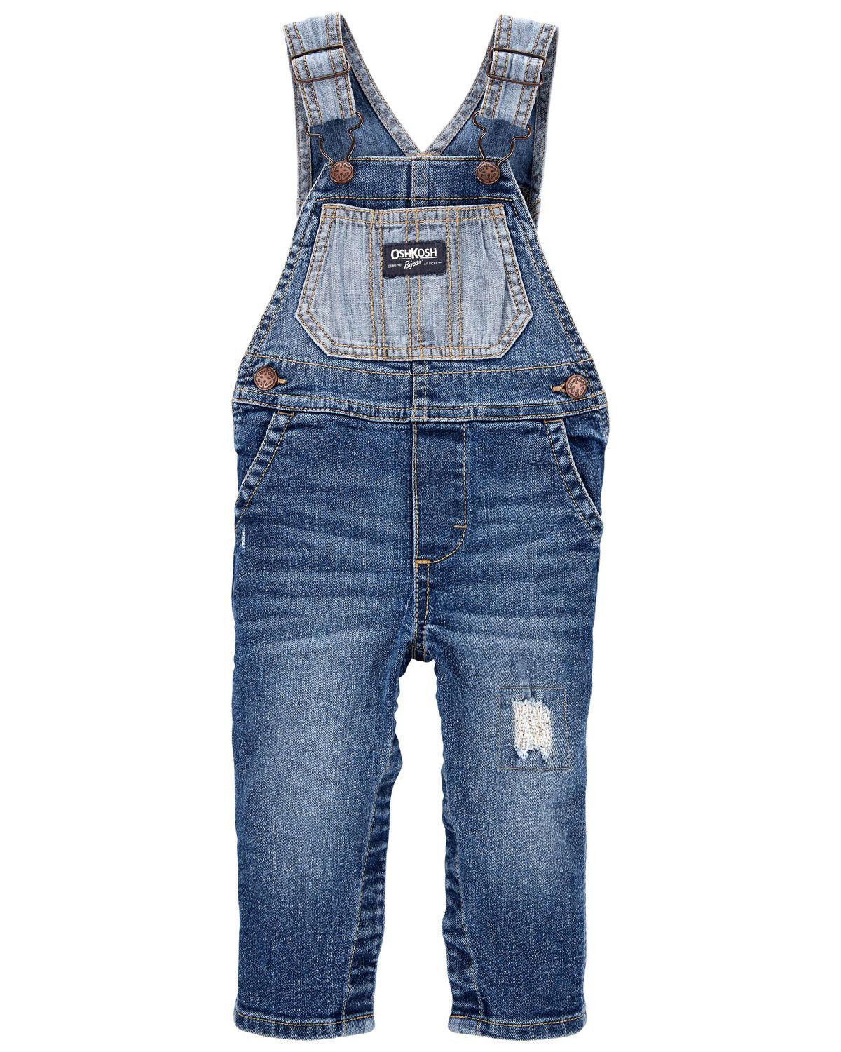 Baby Distressed Denim Overalls - OshKosh | Carter's | Carter's Inc