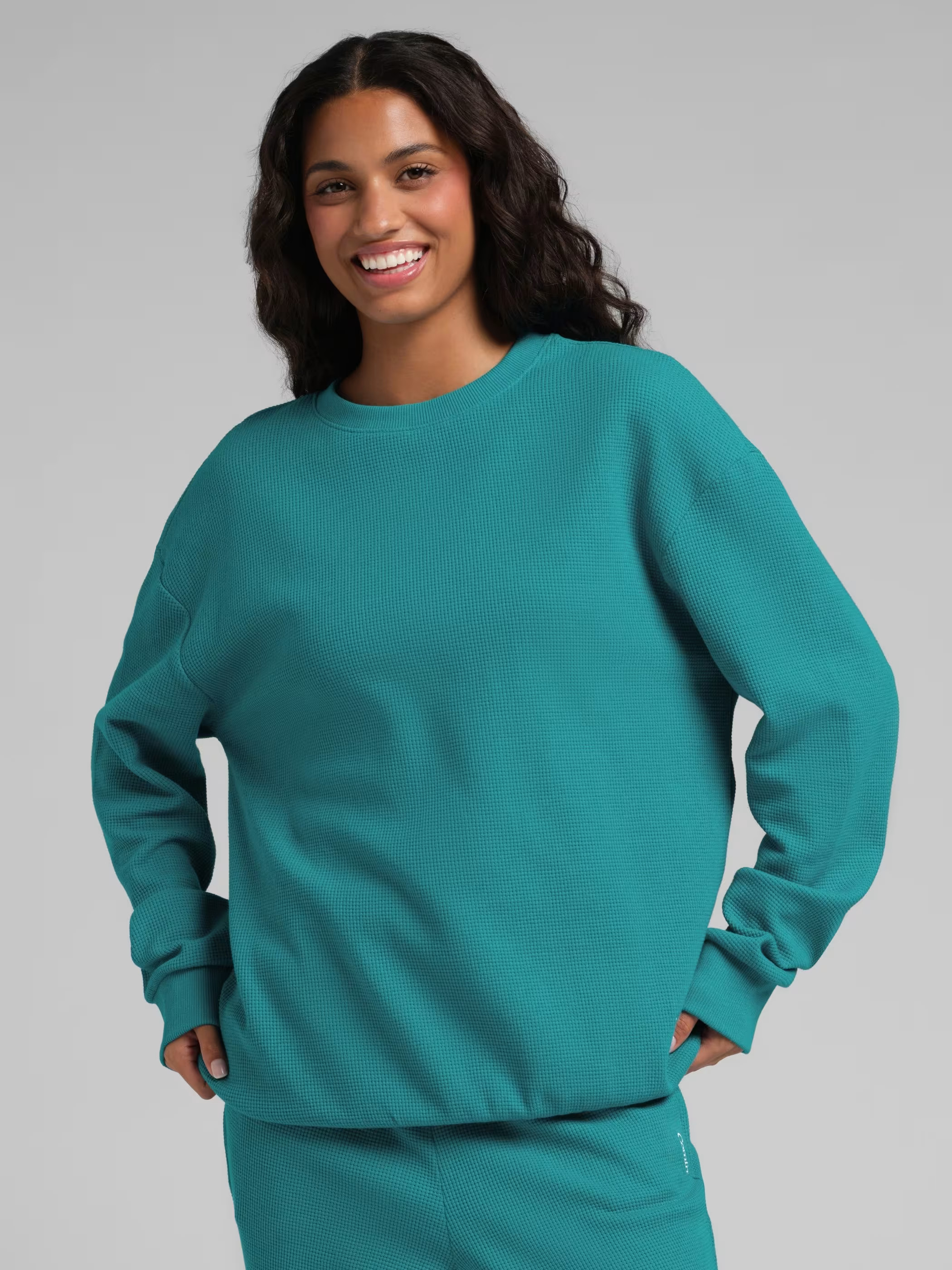 Comfrt Waffle Lounge Long Sleeve | Lavender | Purple | 2X | Comfrt