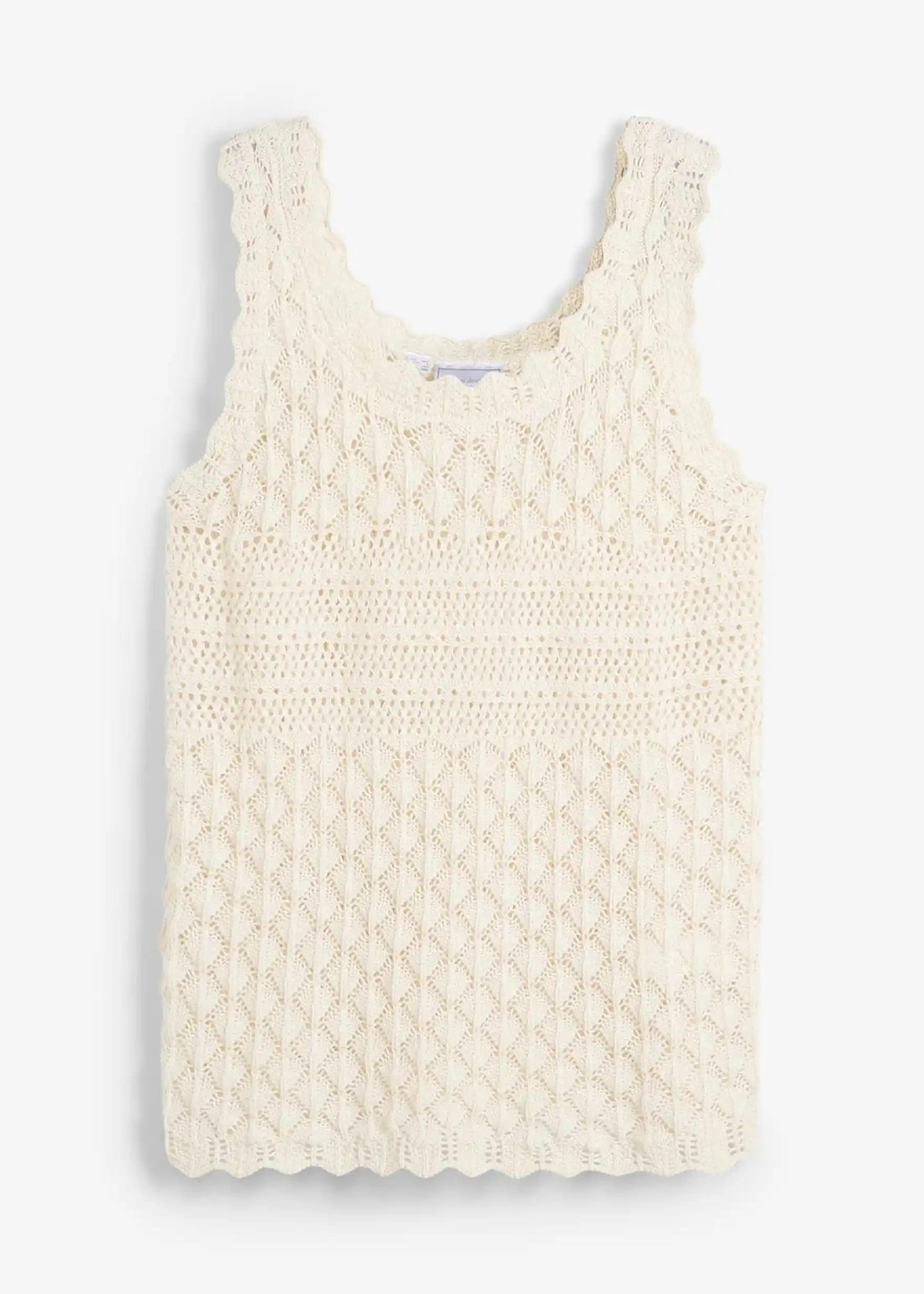 sommerliches Stricktop aus Baumwollmix - beige - Damen | bonprix | Bonprix DE