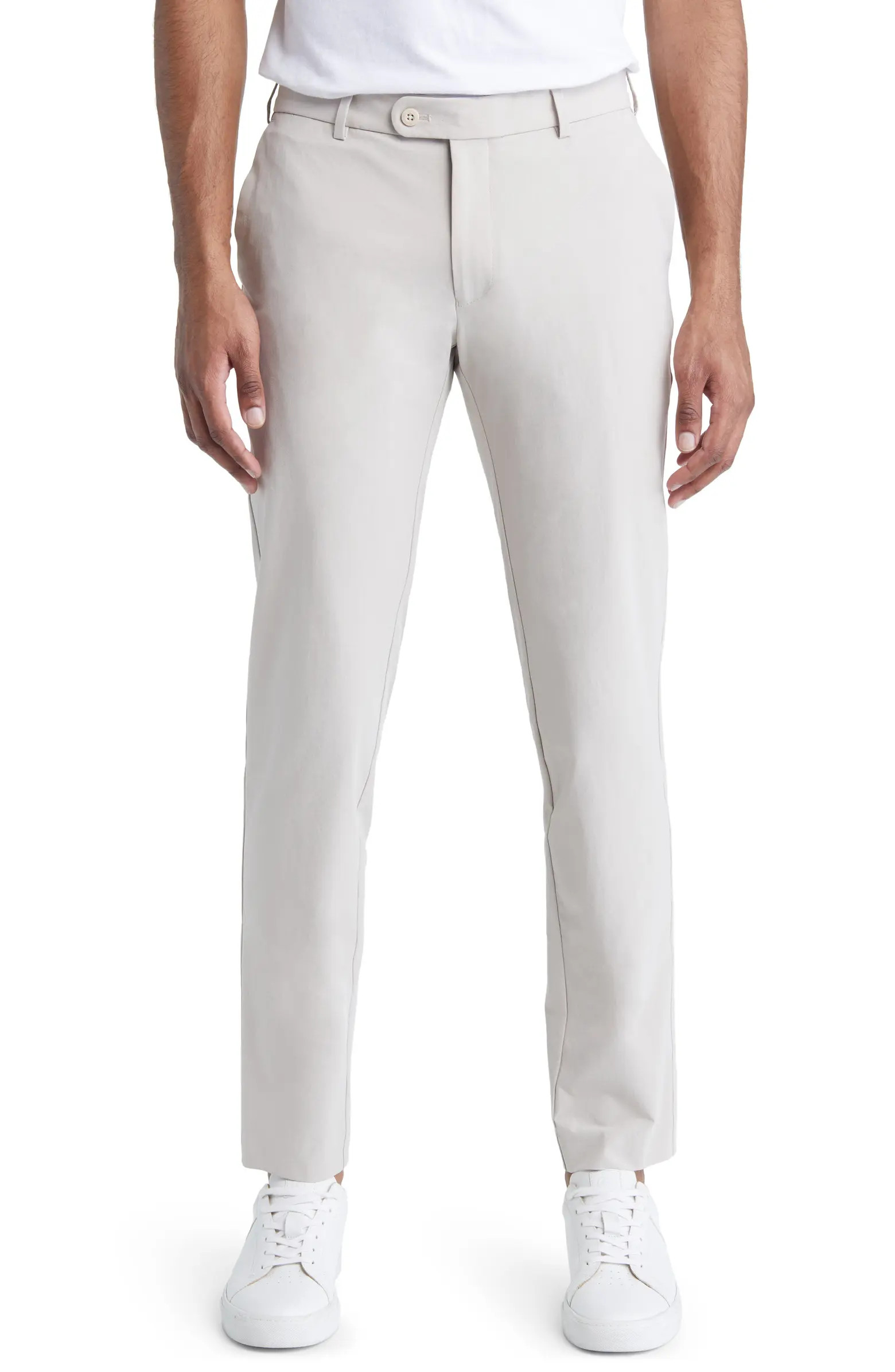 Men's Crown Crafted Surge Performance Flat Front Trousers | Nordstrom