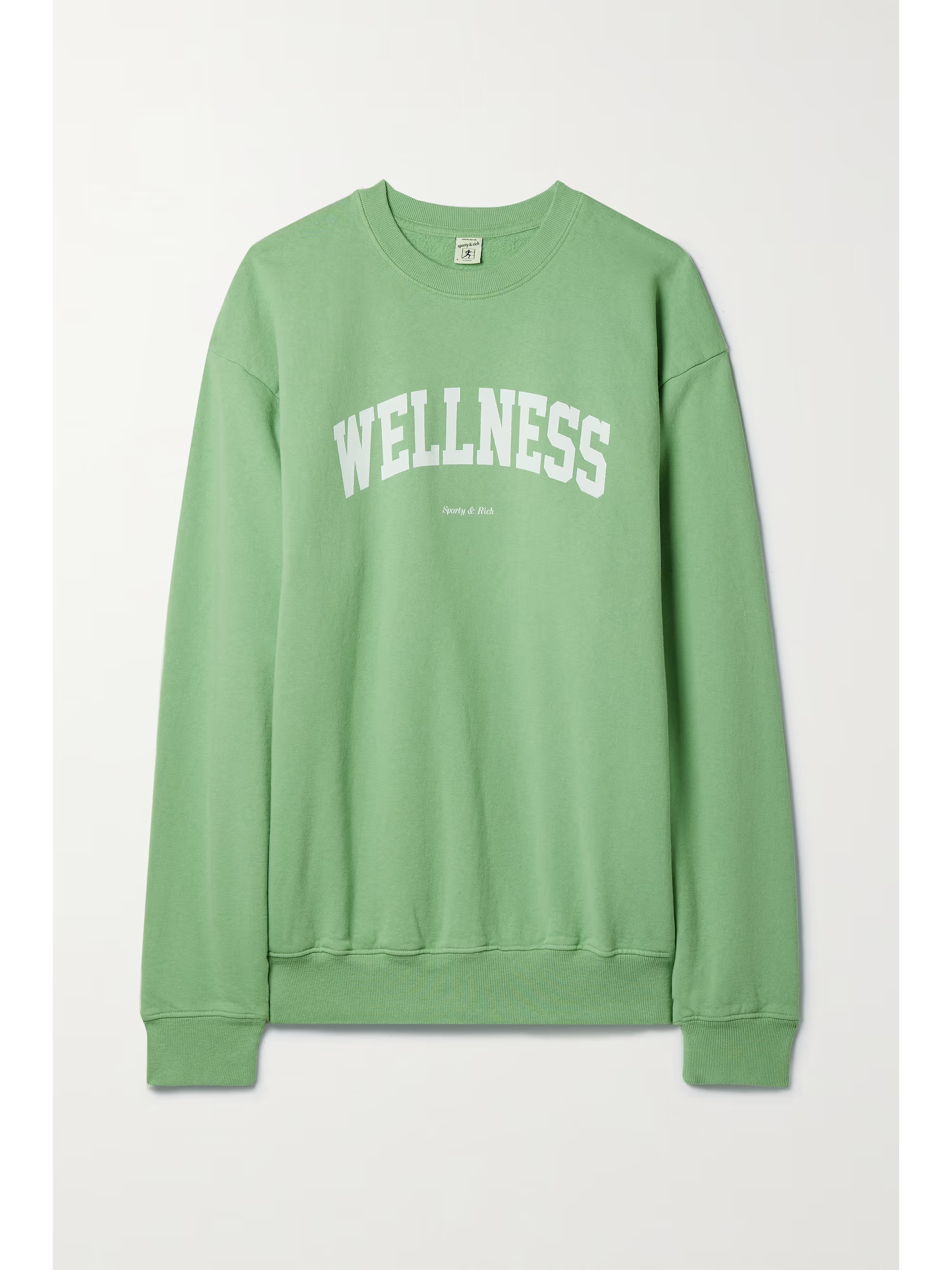 Wellness Ivy printed cotton-jersey sweatshirt | NET-A-PORTER (US)