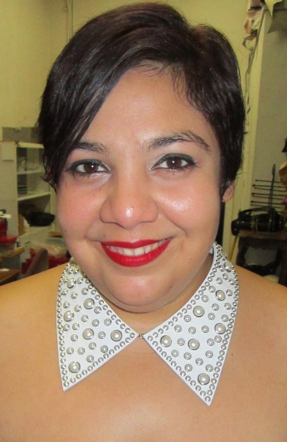 Studded Pearl on white leather Detachable Collar or Bib, Statement necklace | Etsy (US)