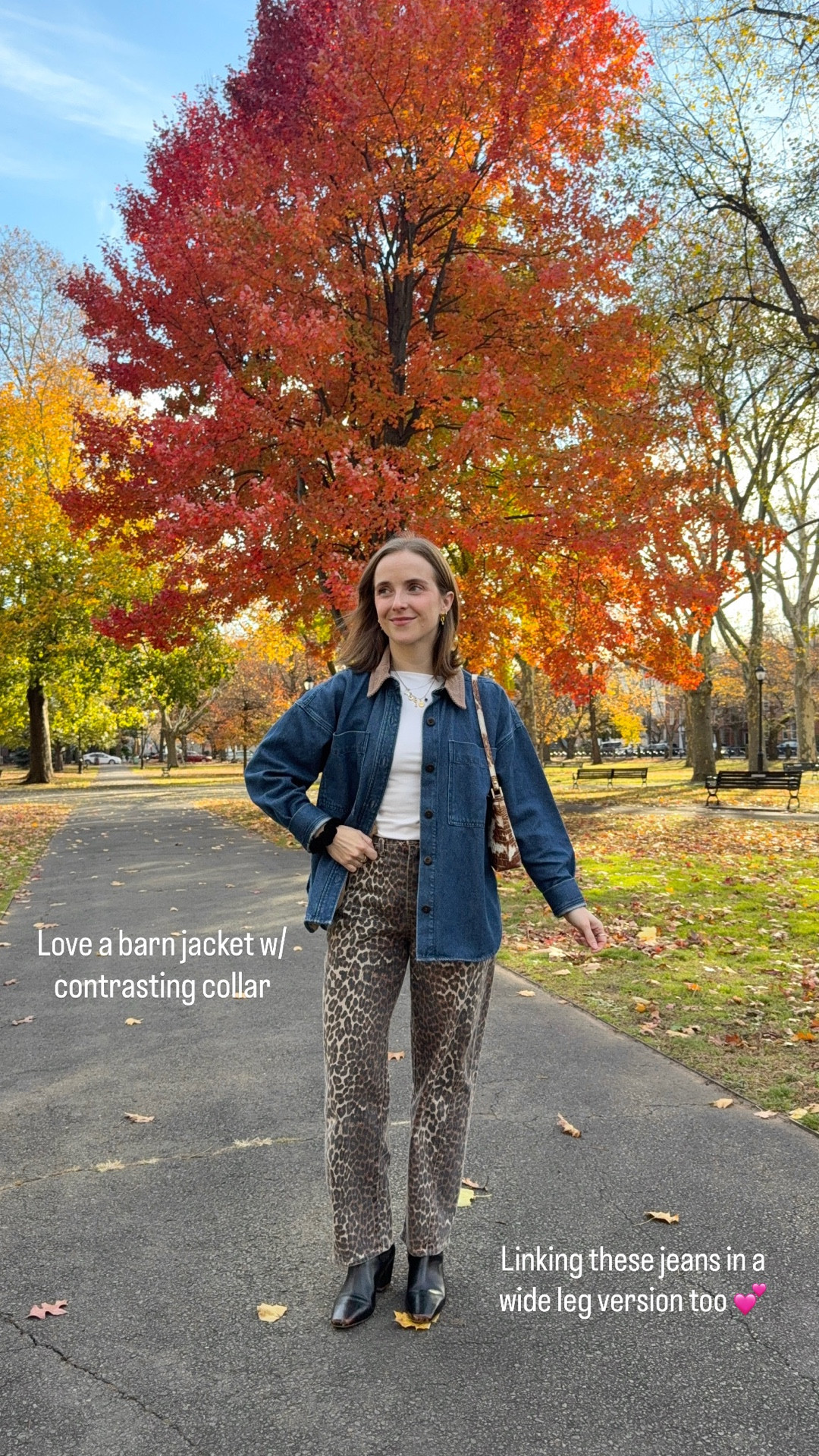 Fall outfit of the day with some animal print!
Xs bar jacket 25 petite jeans 
Size up 1/2 10k step tested boots 


#LTKdayinmylife #LTKSaleAlert #LTKPetite