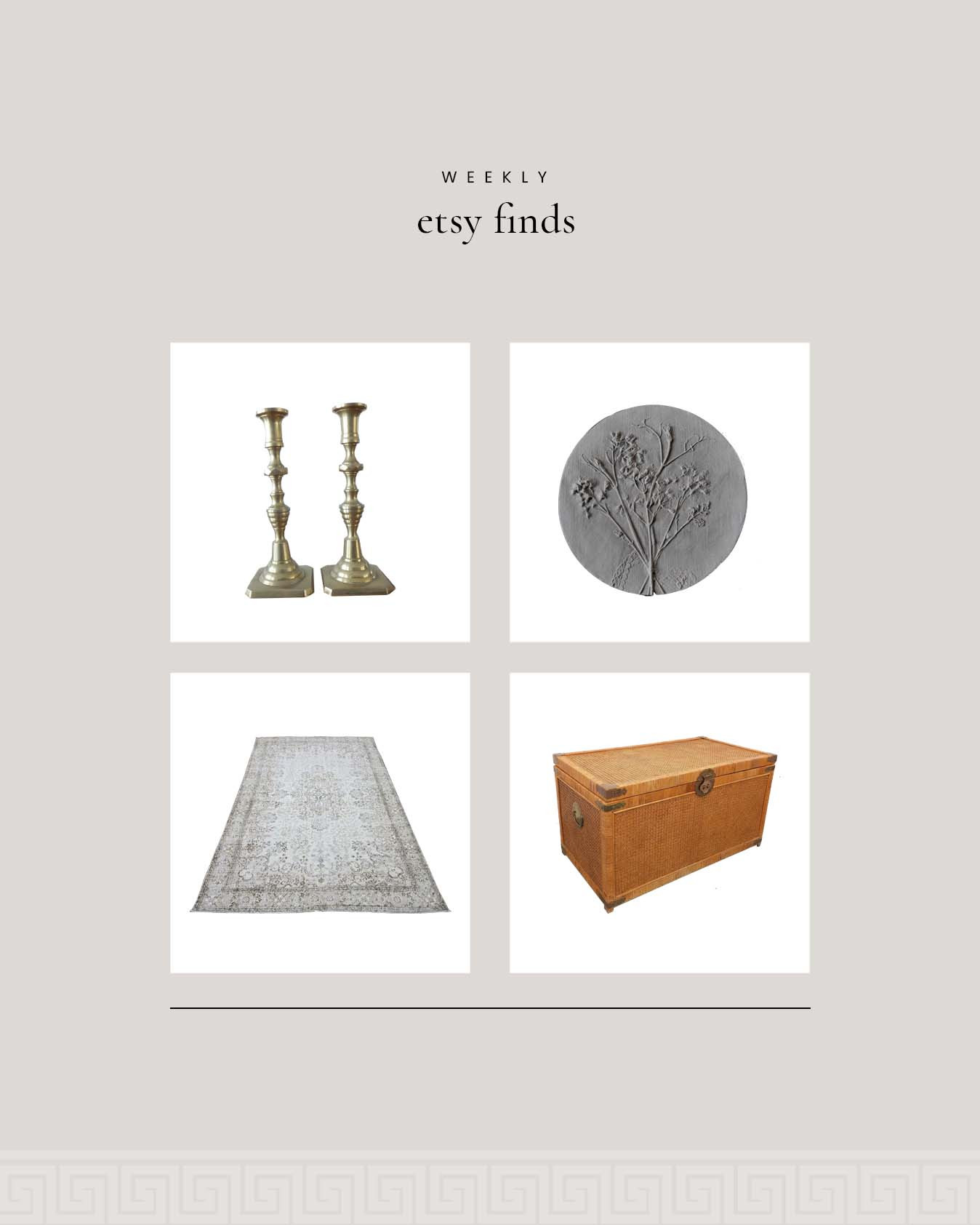 Weekly Etsy Finds : Handmade and Vintage Goods for Your Home 

 

#LTKHome