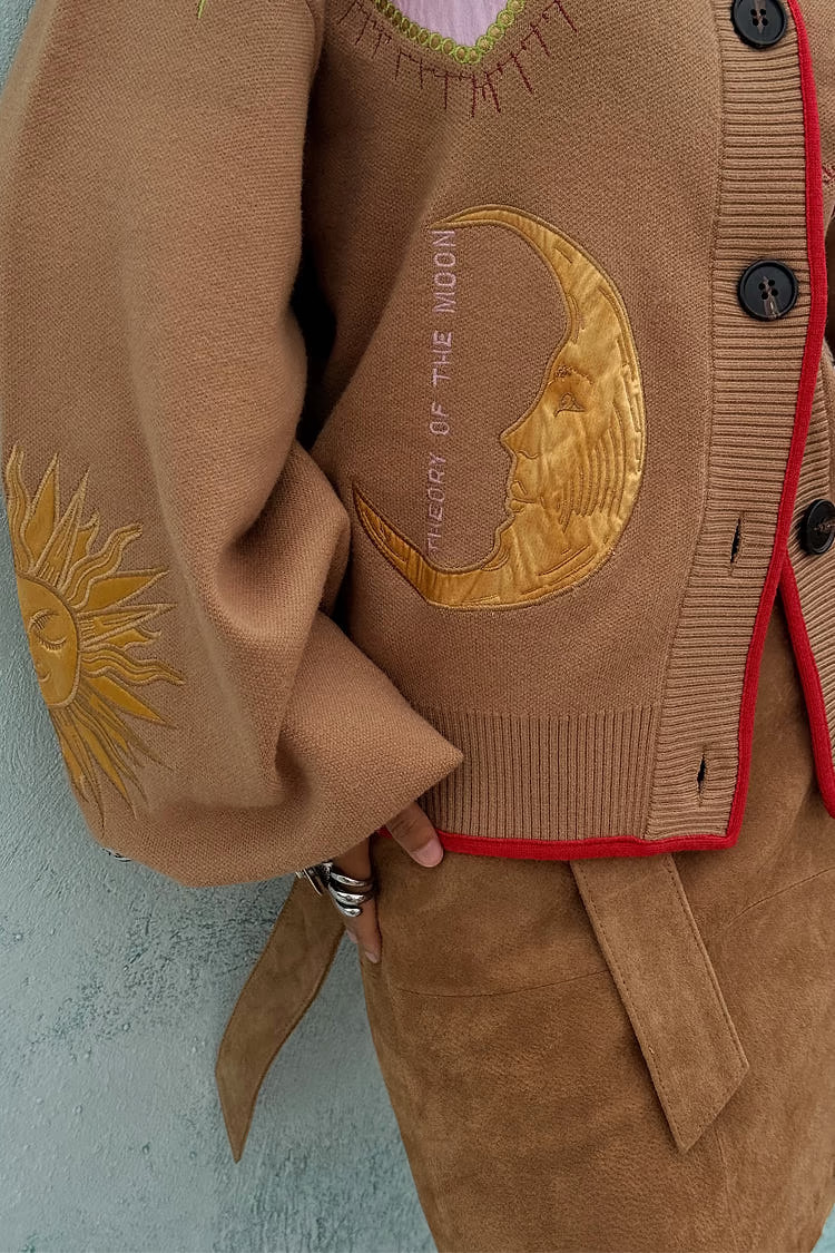 Camel Mystical Cardigan | Never Fully Dressed US