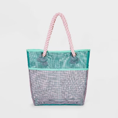 Girls' Colorblock Mesh Tote - art class™ | Target