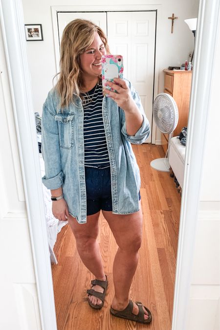 Casual outfit of the day!

Denim shirt
Striped tee
Memorial Day outfit
4th of July outfit 

#LTKMidsize #LTKSaleAlert #LTKSeasonal
