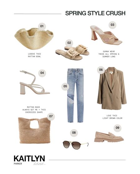 spring style crush - basically all the rattan/raffia and dolce vita shoes, per usual.


#LTKSeasonal