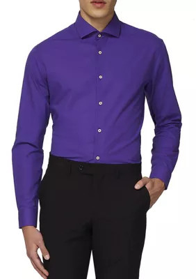 OppoSuits Men's Marshall Thundering Herd Purple Prince Long Sleeve Shirt, 2XL | Belk