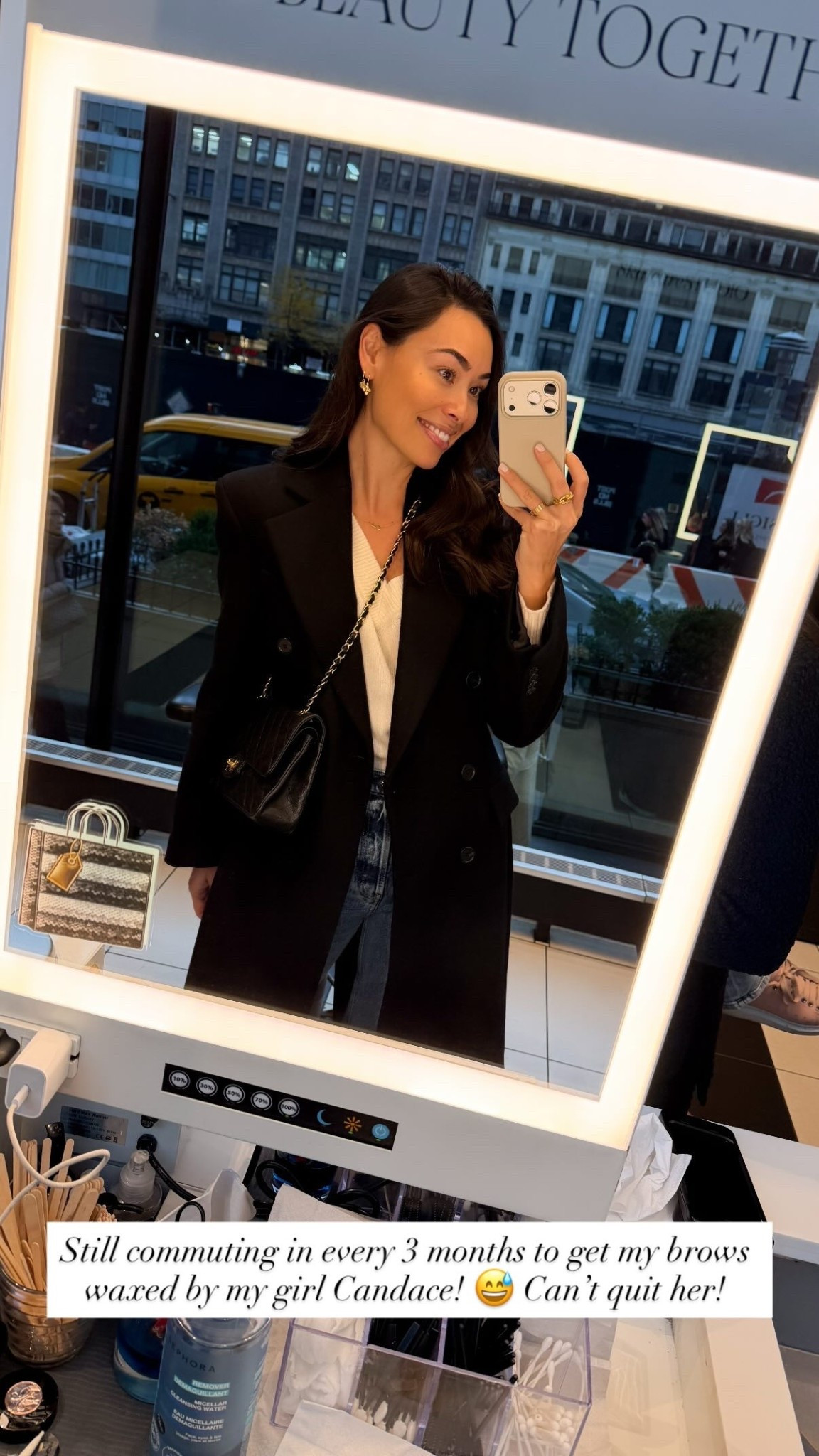 Black double breasted coat, fall outfit, winter outfit. Sephora sale. 

#LTKBeauty #LTKSeasonal #LTKSaleAlert