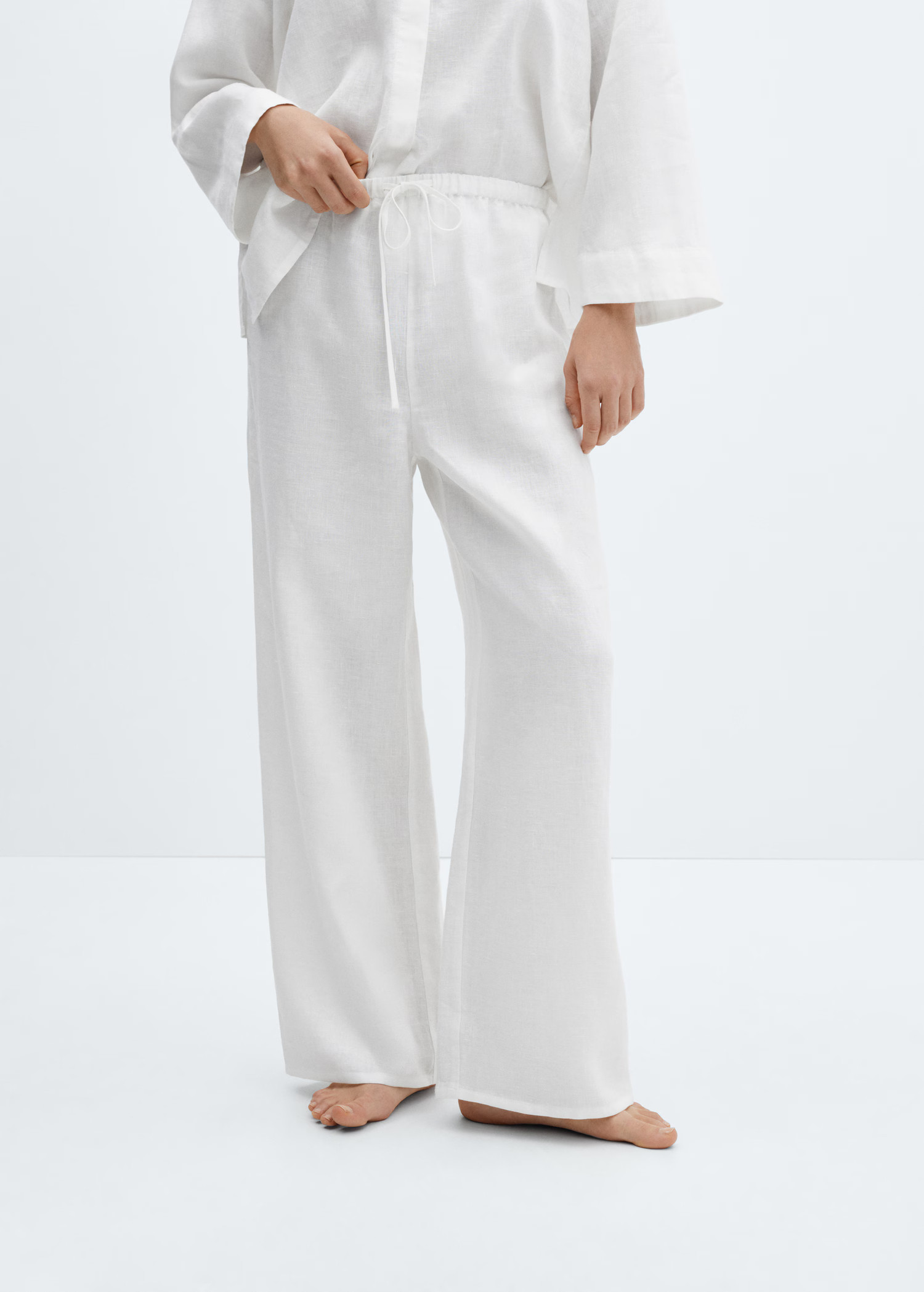 Linen pajama pants | MANGO (US)