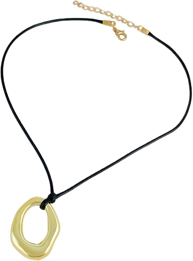 kobeIeen Pendant Necklace Irregular Pendant Necklaces Chain Necklaces Pendant Necklace Neck Jewel... | Amazon (US)