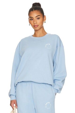 7 Days Active Monday Sweatshirt in Frozen Fjord from Revolve.com | Revolve Clothing (Global)