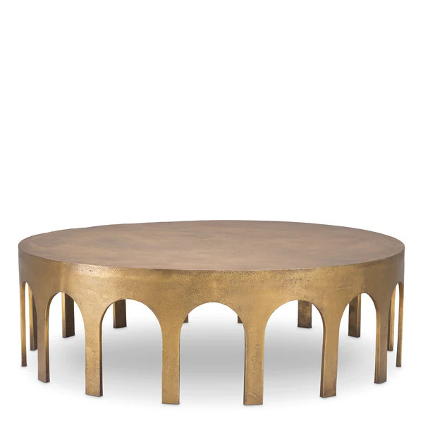 Eichholtz Coffee Table Gardini - Vintage Brass Finish | Alchemy Fine Home