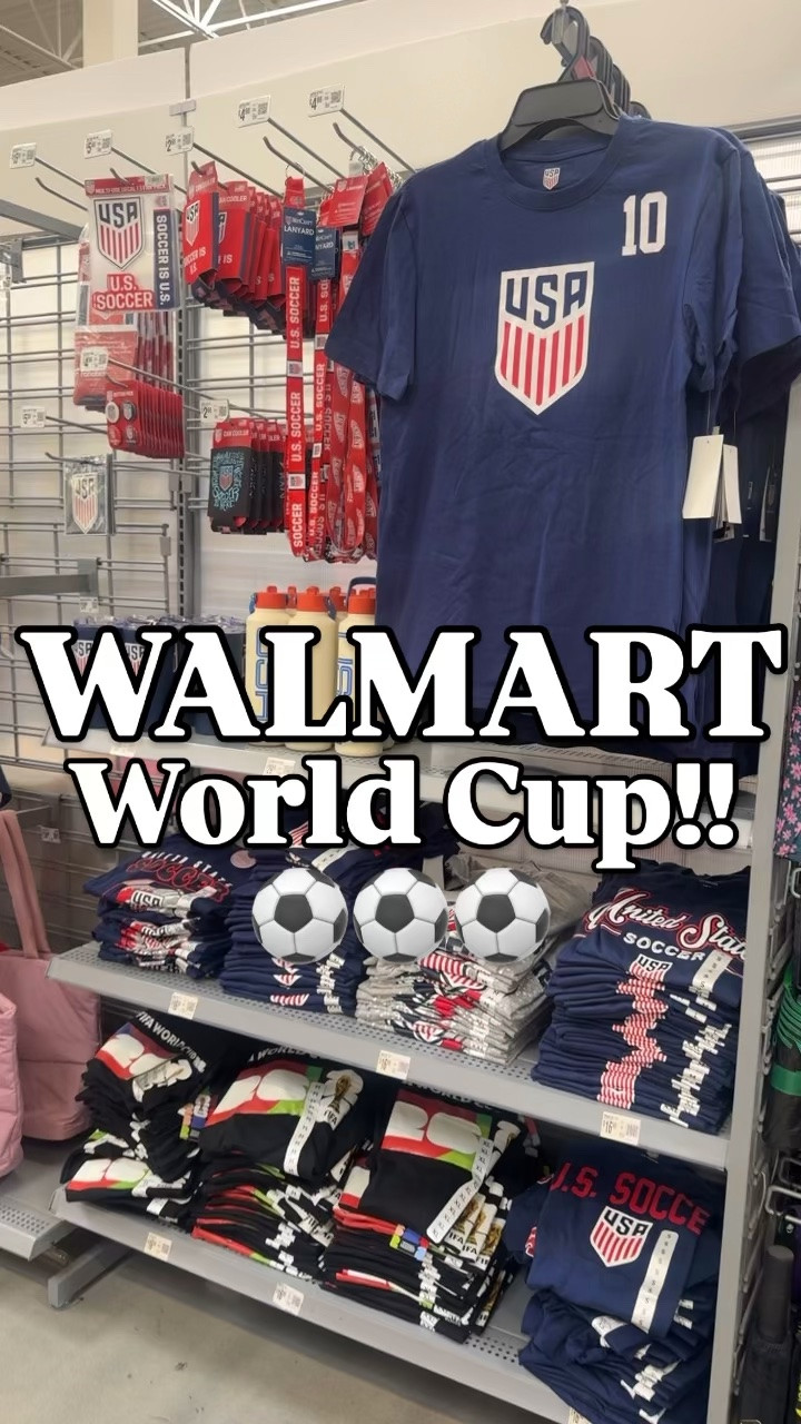 Where my World Cup fans at?!! 🙌⚽️🏆 these just landed at Walmart & of course we snagged some for our favorite soccer-loving family members!

Soccer
USA

#walmartpartner #worldcup #usa #soccerstyle #walmartfinds