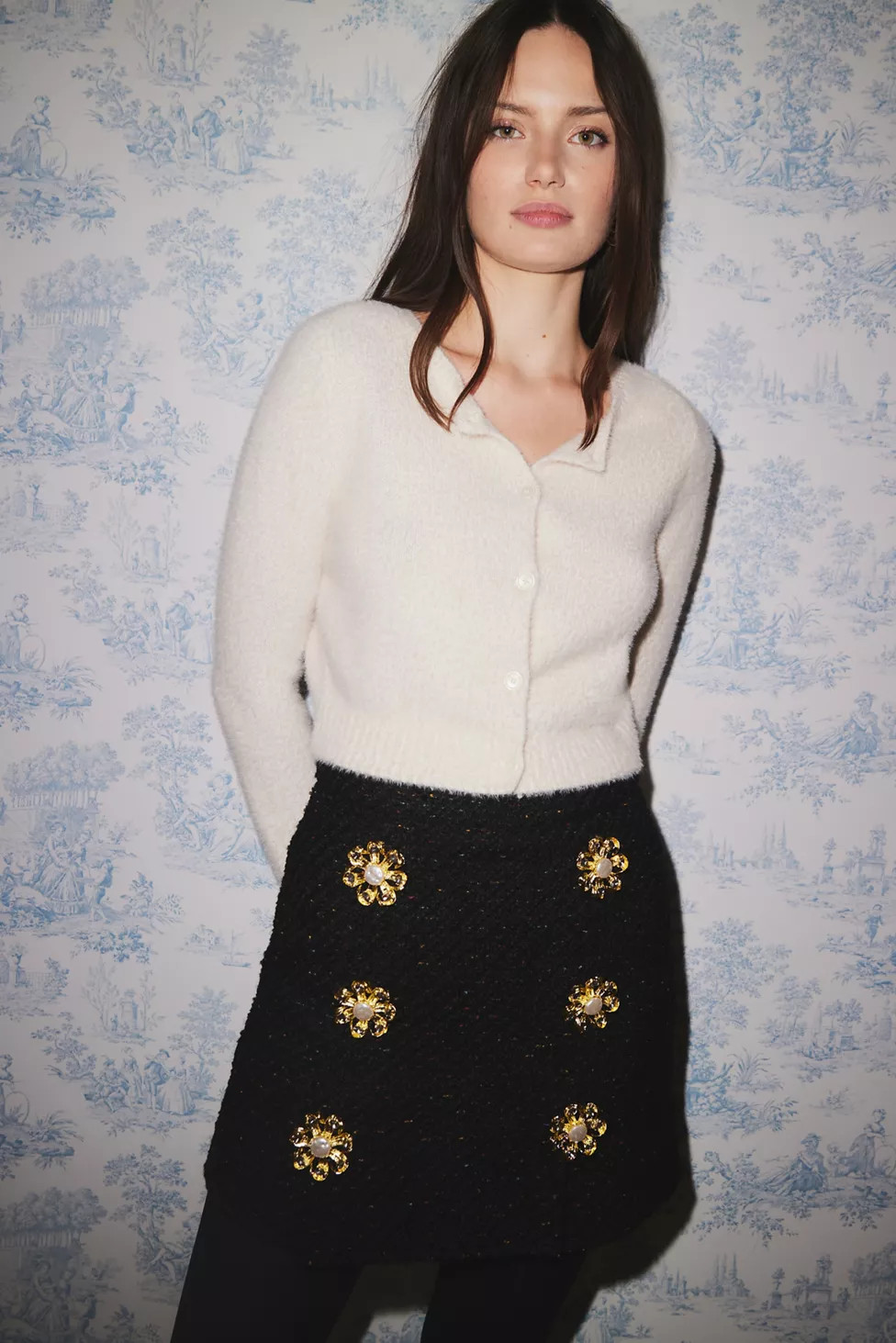 Kimchi Blue Dayna Shrunken Cardigan | Urban Outfitters (US and RoW)