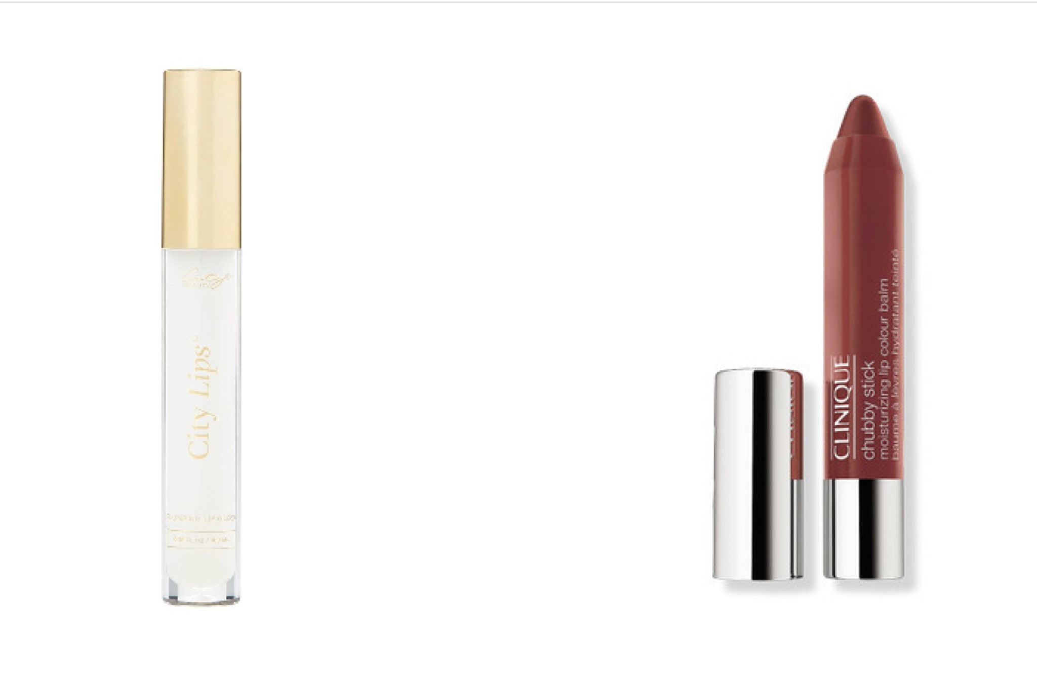 Lip combo / beauty faves 
Clinique Chubby Lip Fuller Fig
City Lips Plumping Clear  

#LTKbeauty