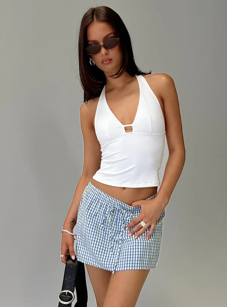 Impress Me Halter Top White | Princess Polly US