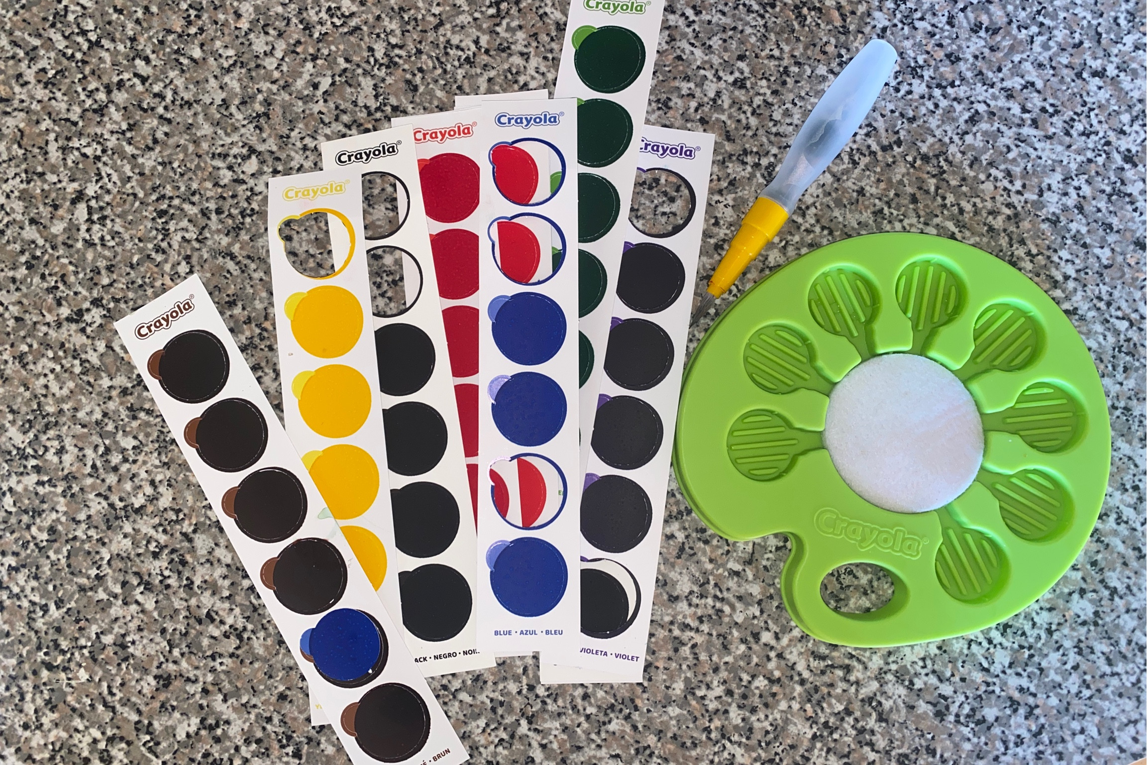 This stuff is so cool. You put stickers on the easel and with just water it activates the colors. It’s also super simple to clean that sponge in the middle, just add water! 😱

#LTKFamily #LTKKids #LTKxPrimeDay