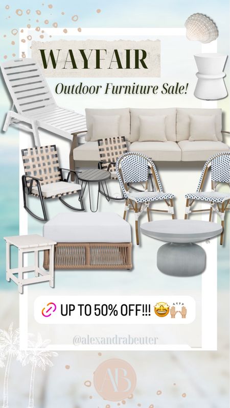 Outdoor furniture sale 

#LTKfamily #LTKsalealert #LTKSeasonal