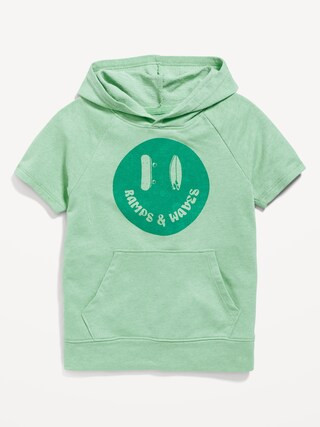 Short-Sleeve Graphic Pullover Hoodie for Boys | Old Navy (US)