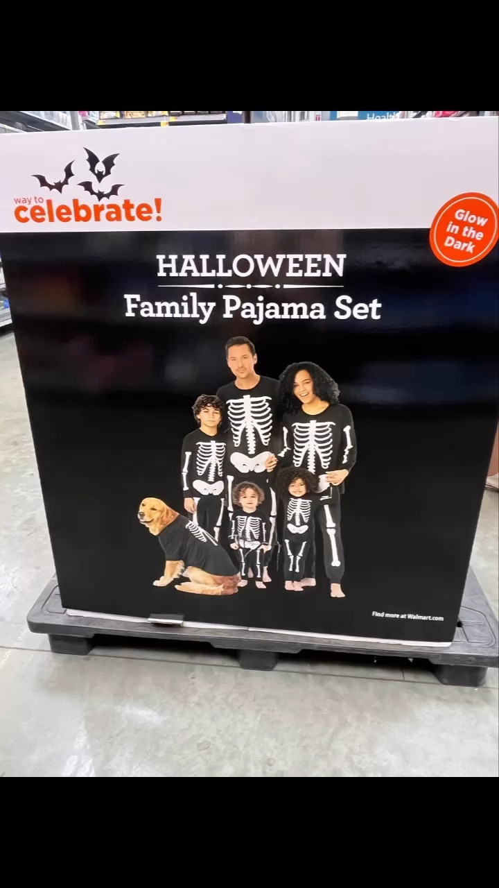 Matching family Halloween pajamas for a cozy movie night or can double as costumes! Available in 20 sizes - men’s, women’s, kids, toddler, infant, and pet! I picked these up for my family of four and the total was under $60. 

Matching Halloween costumes 
Family pajamas 
Glow in the dark pajamas 

#LTKKids #LTKFamily #LTKSeasonal