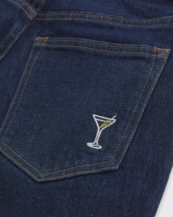 High Rise 90s Relaxed Martini Embroidered Jean | Abercrombie & Fitch (US)