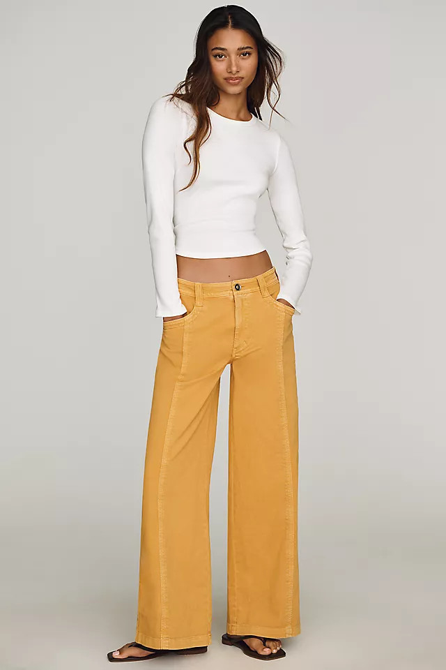 Cara High-Rise Wide-Leg Pants | Anthropologie (US)