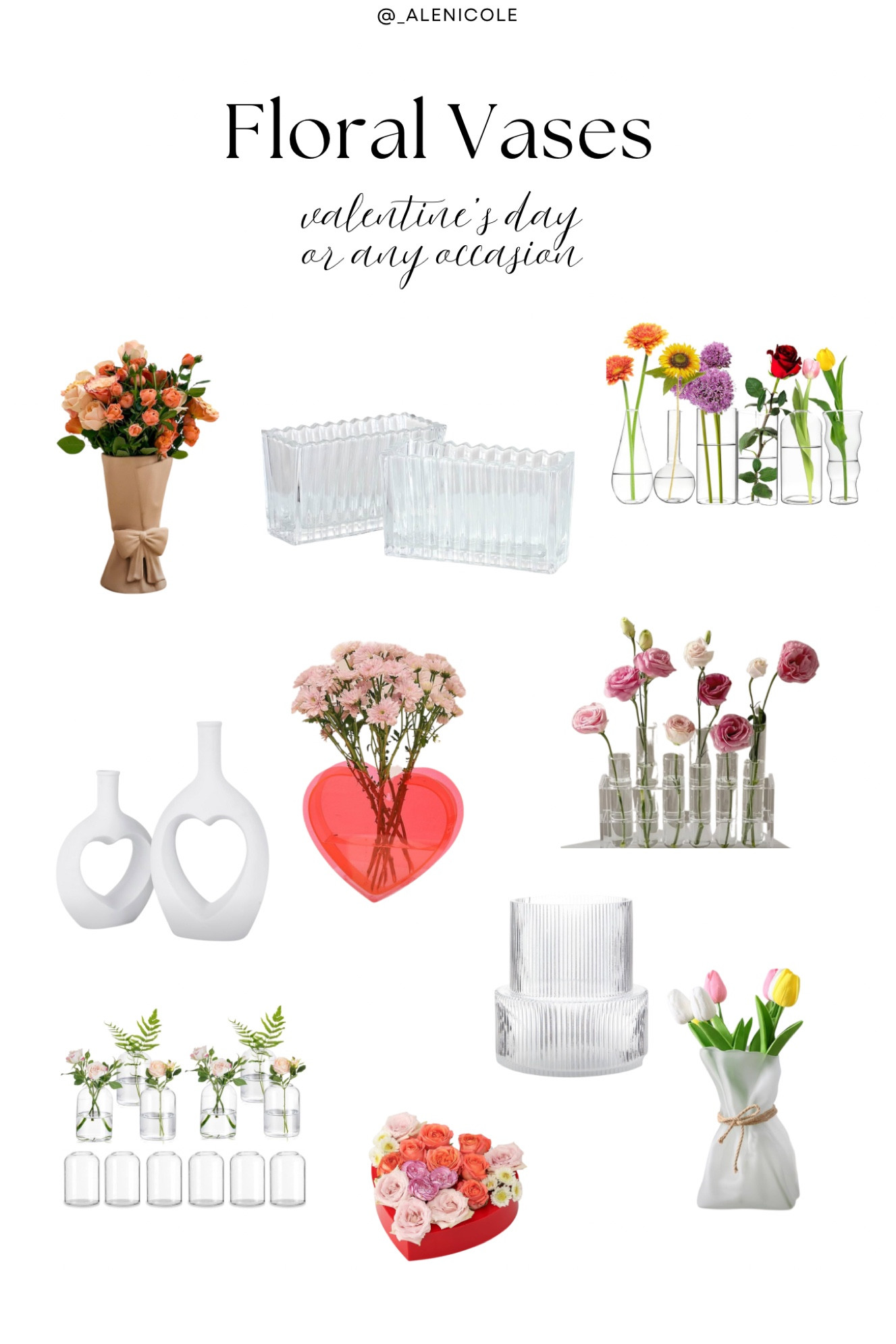 Prettiest vases for Valentine's Day, or any occasion 💐

#LTKHome #LTKParties #LTKFindsUnder50