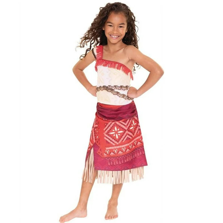 Disney's Moana 2 All New Adventure Play Outfit Includes Top and Skirt Fits Children Size 4-6X | Walmart (US)