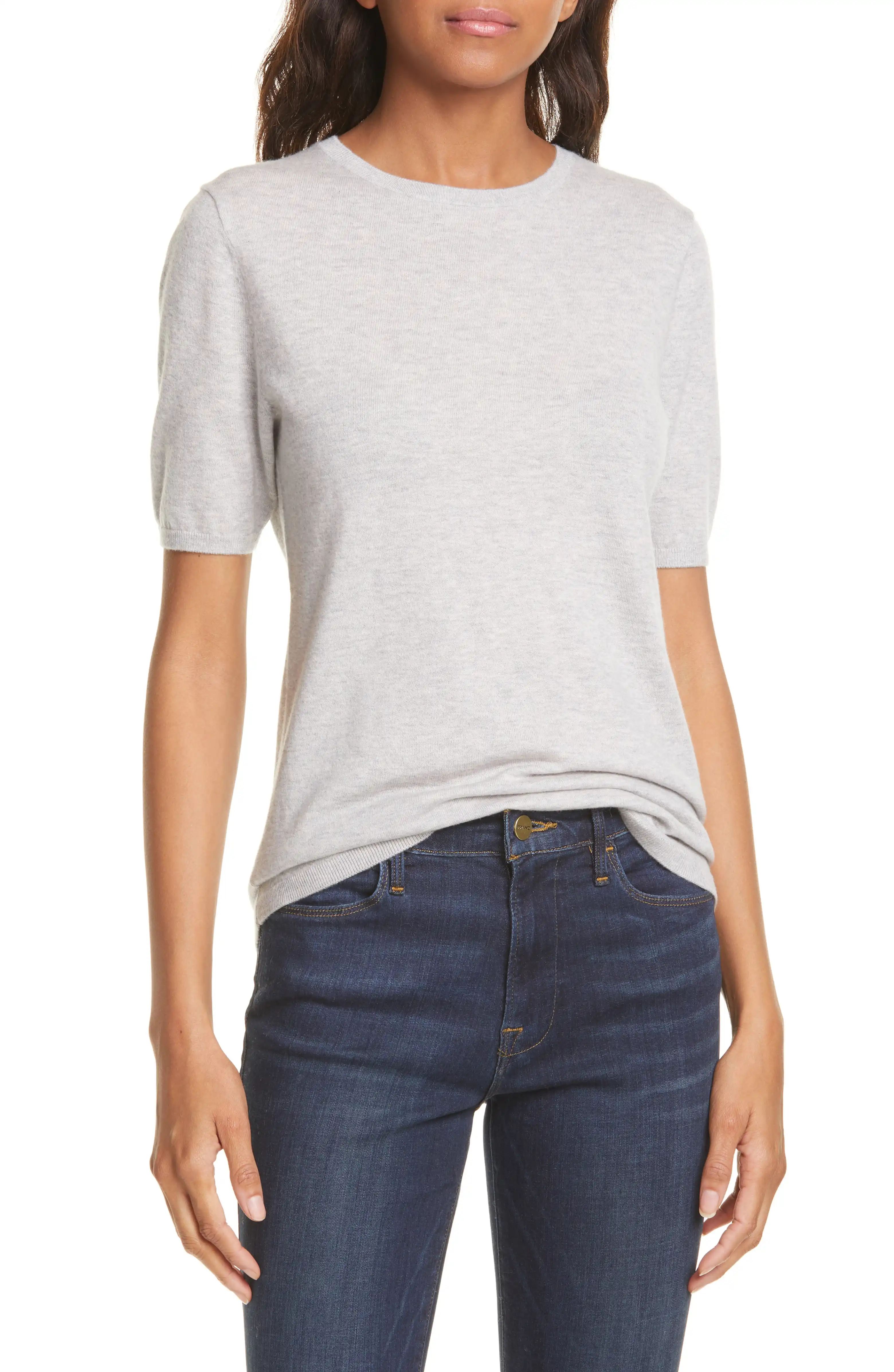 Short Sleeve Cashmere Sweater | Nordstrom