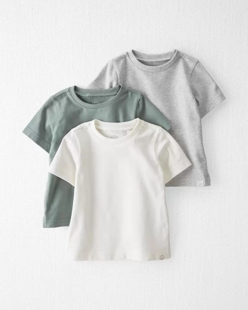 Baby 3-Pack Organic Cotton Tee Set | Carter's