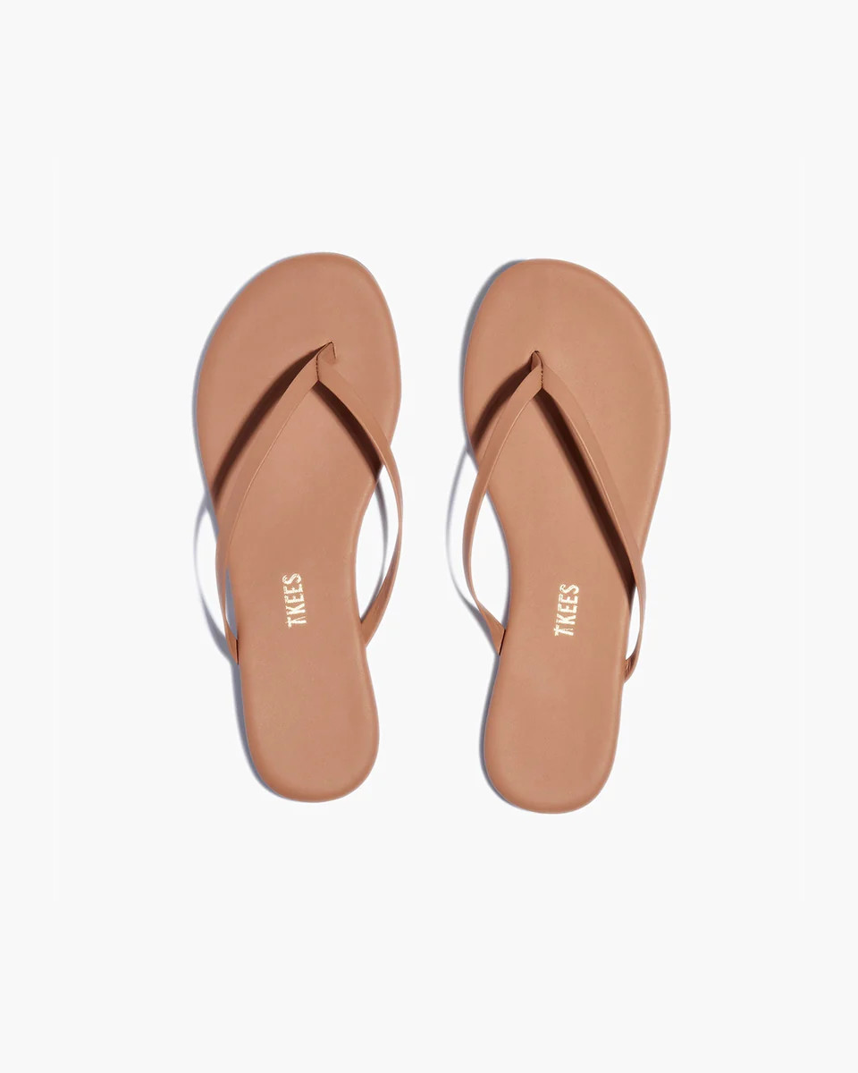 Lily Nudes in Praline | Flip-Flops | Women's Footwear | TKEES