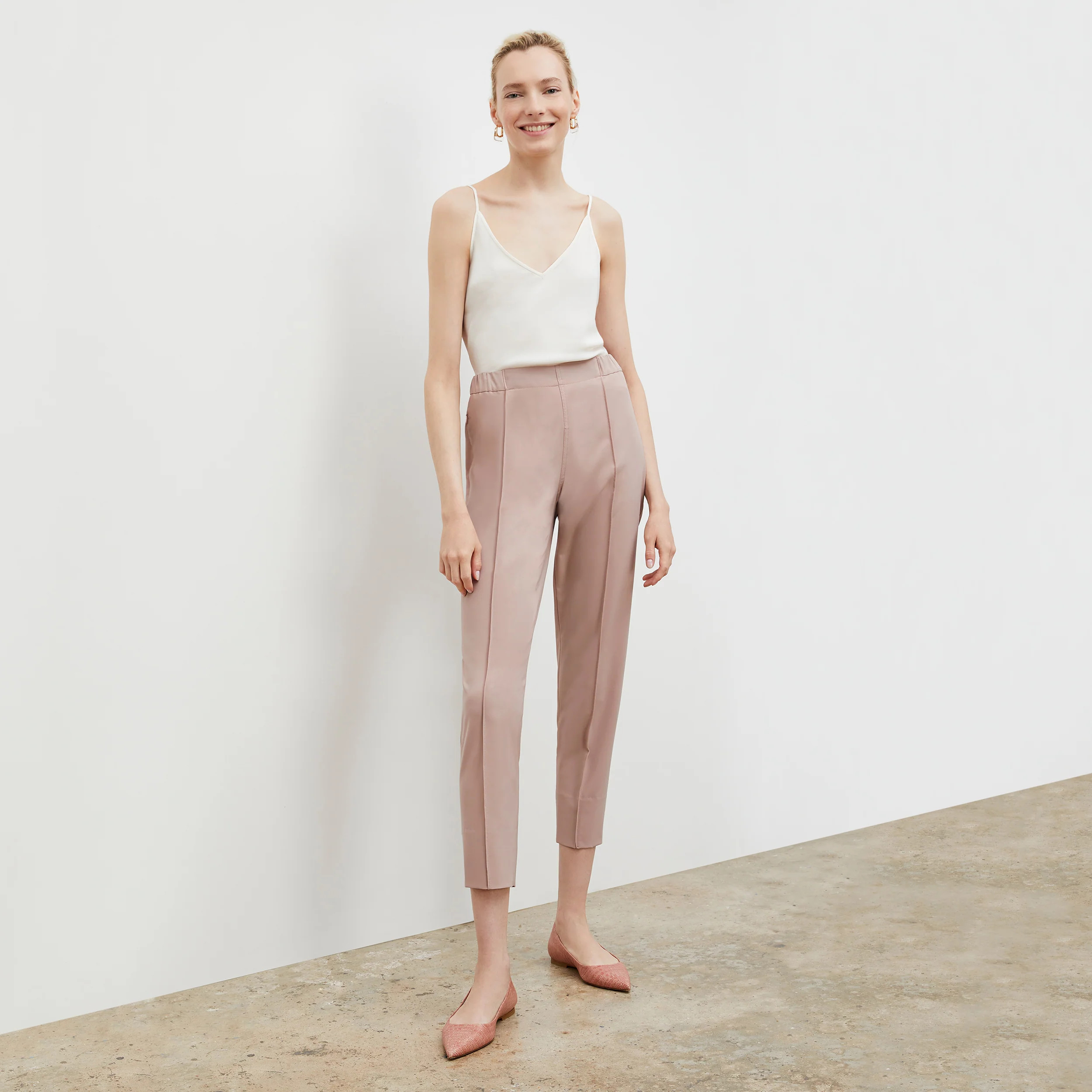 Colby Pant - OrigamiTech :: Blush | MM LaFleur