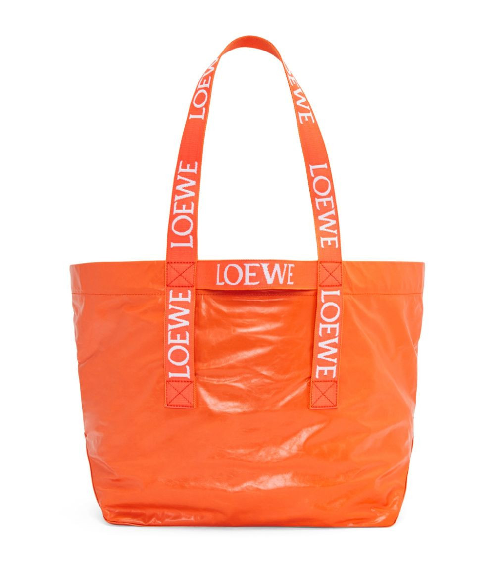 Large Leather Fold Tote Bag | Harrods