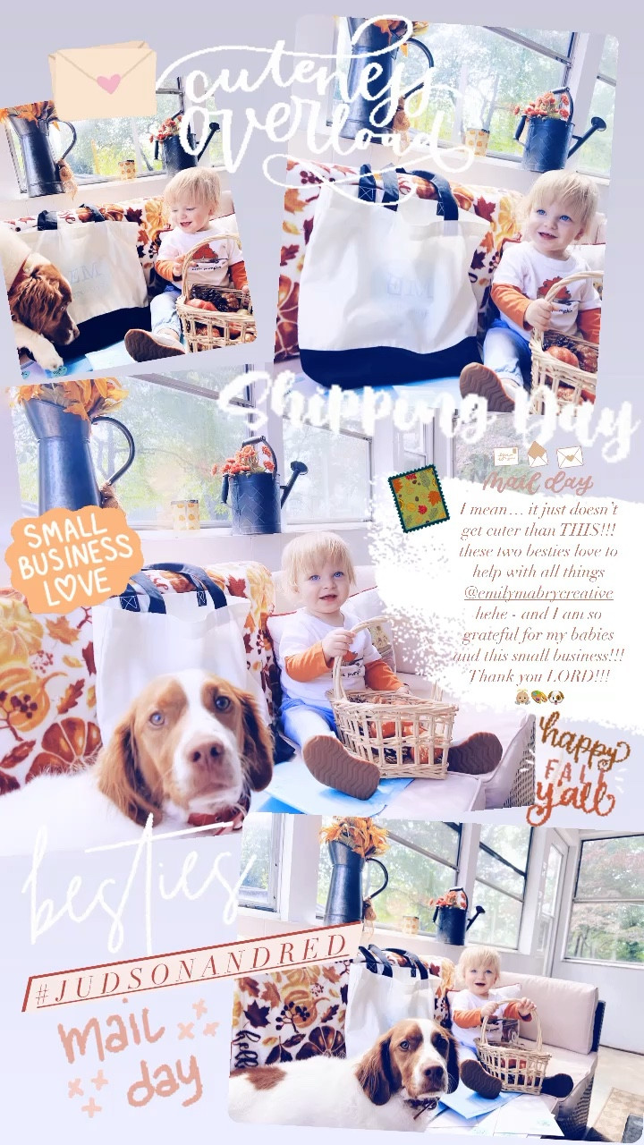 I mean… it just doesn’t get cuter than THIS!!! these two besties love to help with all things @emilymabrycreative hehe - and I am so grateful for my babies and this small business!!! Thank you LORD!!! 👼🏼🎨🐶

#LTKfamily #LTKhome #LTKbaby