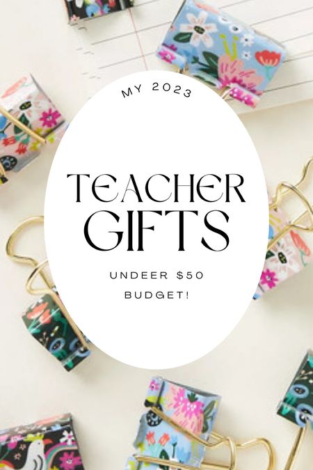 Teacher gift ideas for under $50!!  These budget items are so cute for teachers of littles and older kids! Start thinking of your end of the year appreciation gift now! #teachers #teachergift #teacher #under50

#LTKGiftGuide #LTKSeasonal #LTKkids