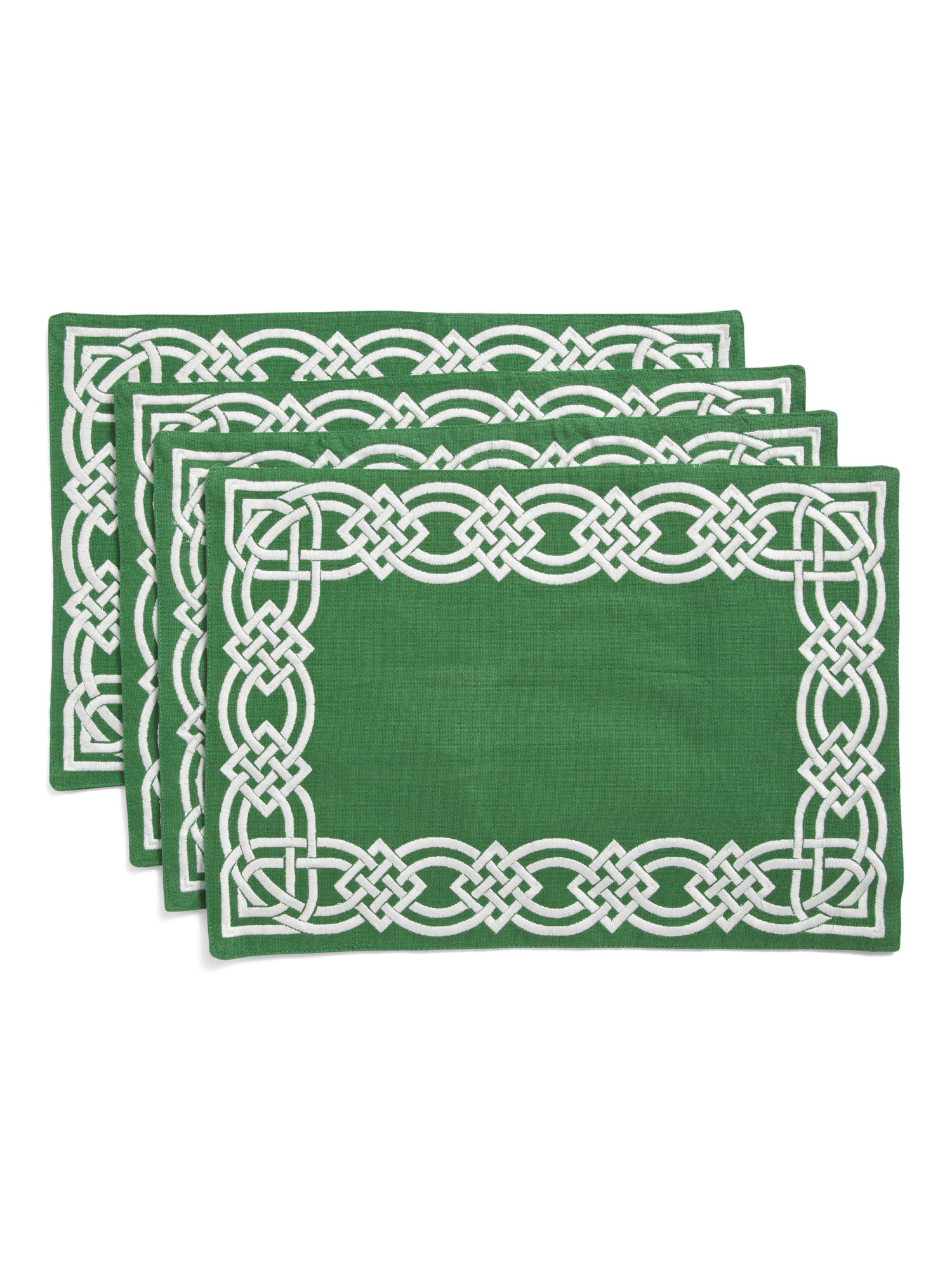 Set Of 4 Celtic Knot Embroidered Placemats | Kitchen & Dining Room | Marshalls | Marshalls