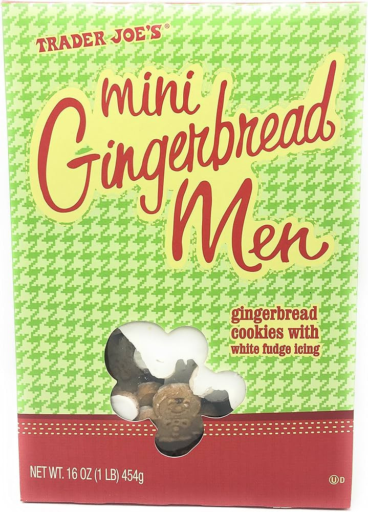2 Boxes of Trader Joe's Mini Gingerbread Men with White Fudge Icing | Amazon (US)