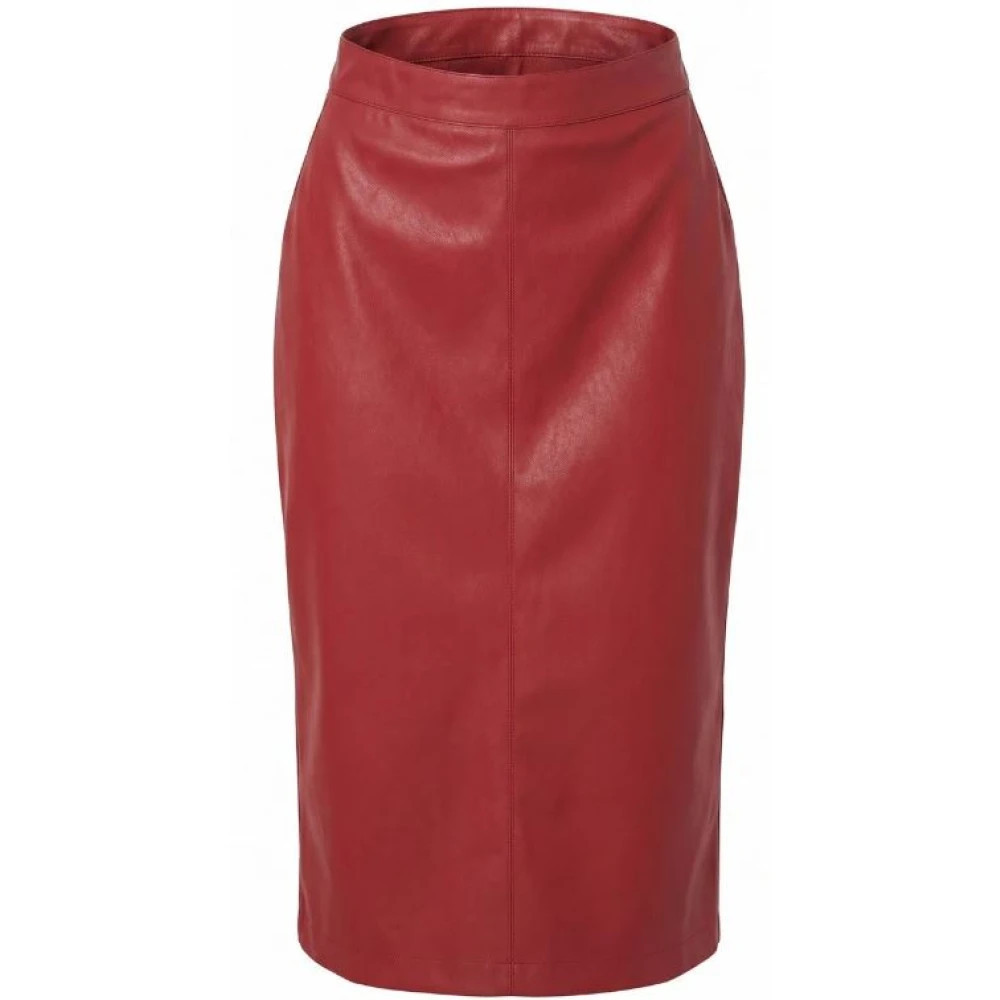PINKO, Pencil Skirts, female, Red, S, Gerbera Midi Skirt | Miinto UK Ltd
