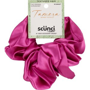 Scunci Tamera Textured Hair Original Scrunchie, Pink | CVS Health