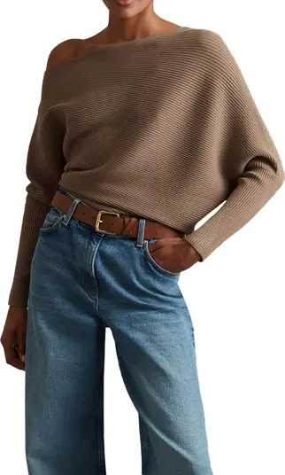 Lorna One-Shoulder Rib Sweater | Nordstrom